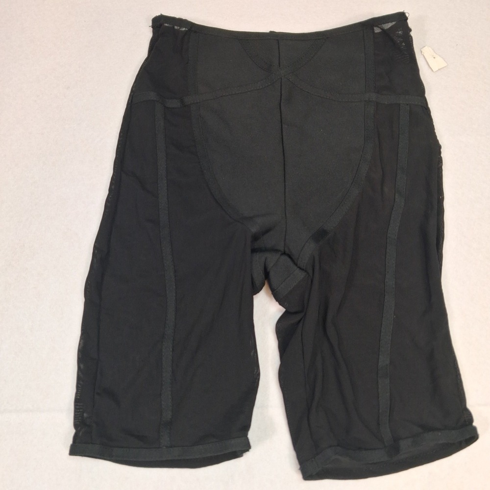Mad For Love Shapewear Shorts Women Medium Black Mesh Panel Compression Slimming